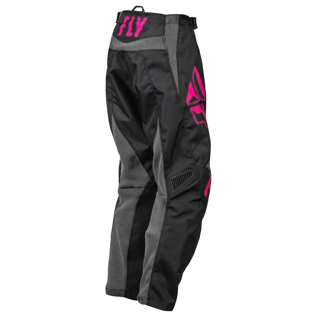 2023 Fly Racing F-16 Youth Motocross Pants (Black/Pink, UK Size:26)