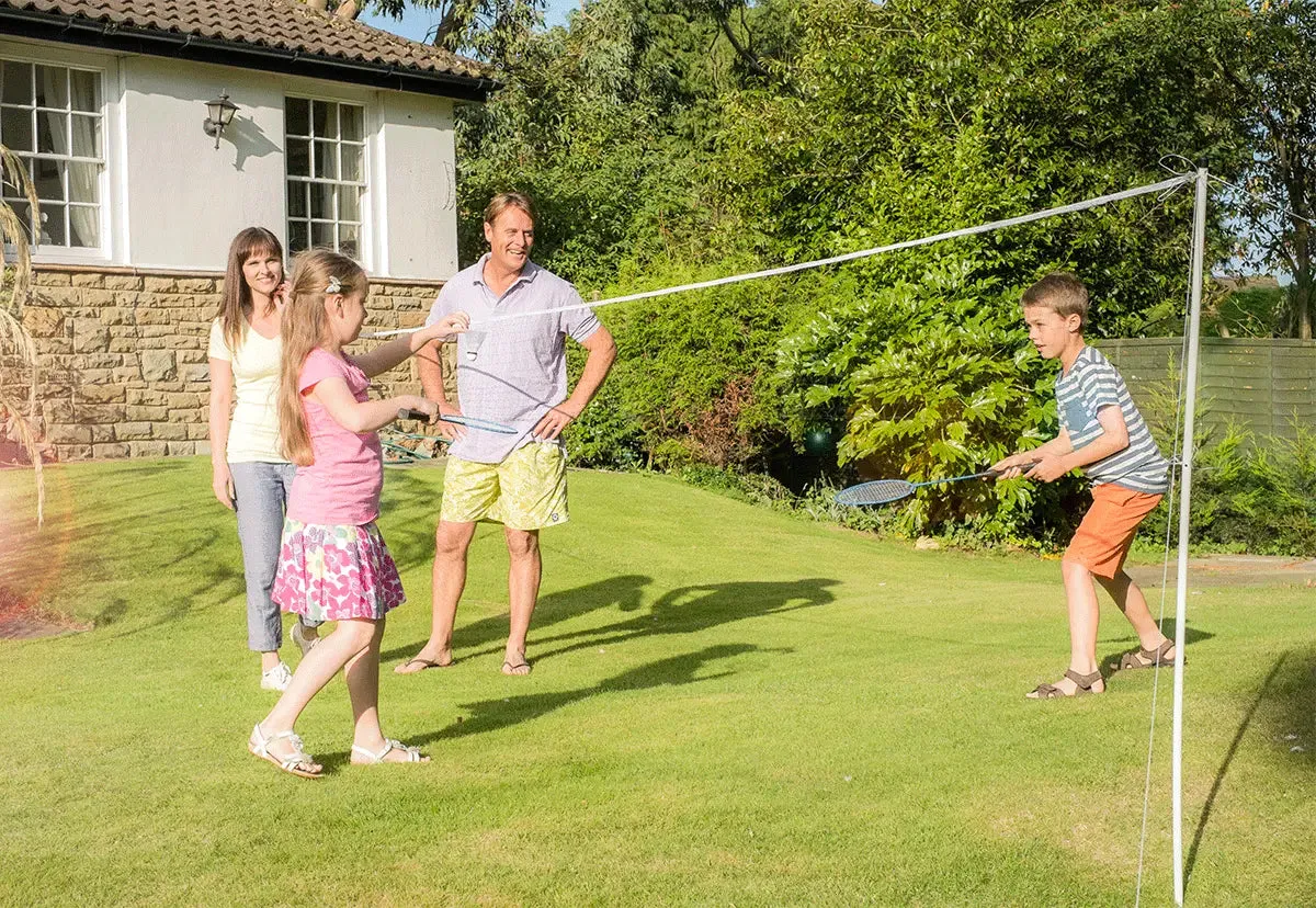 4 Player Badminton Set with Net