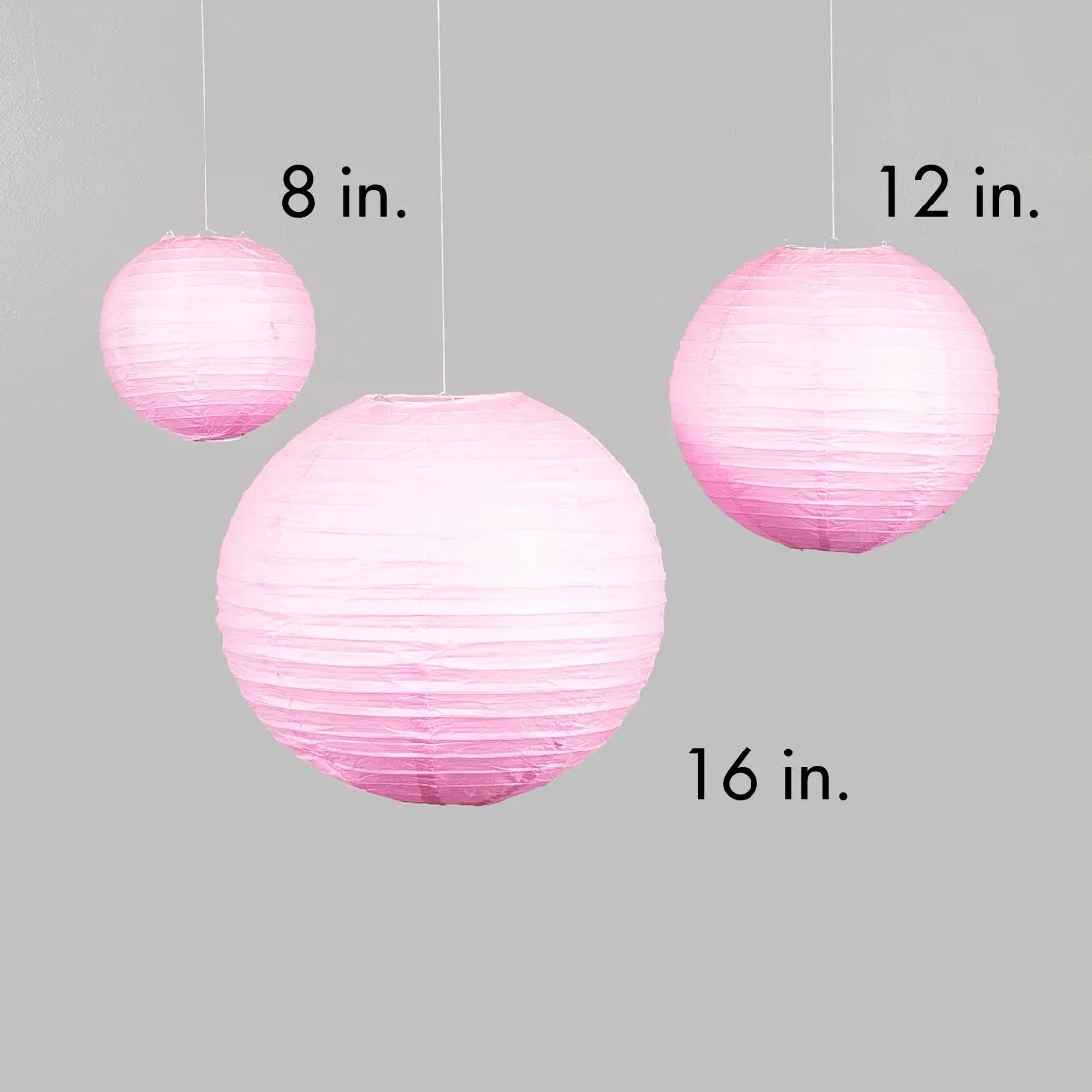 8 in. Paper Lantern (5 Colors)