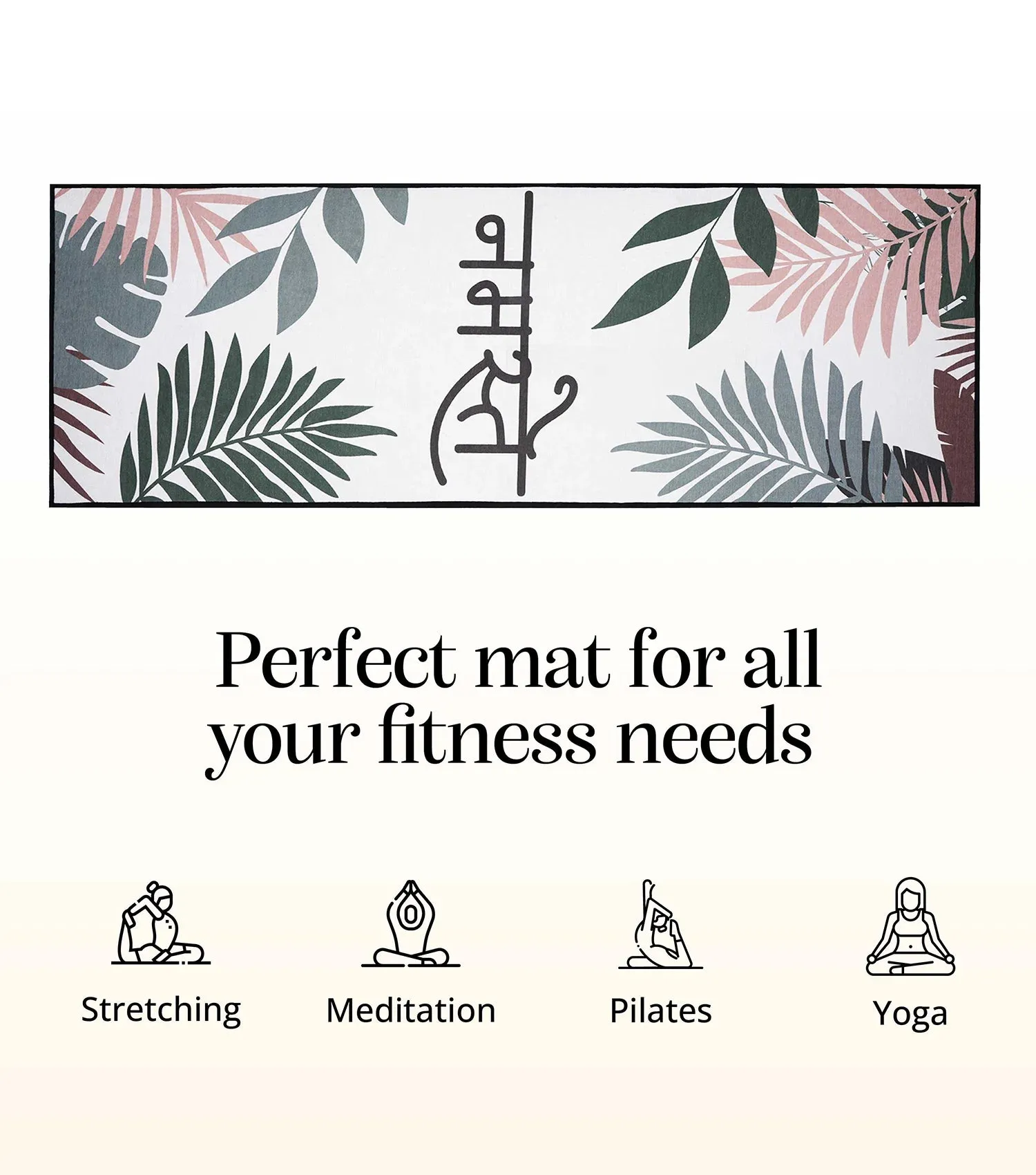 8mm Namaste Nature Yoga Mat Online | Grhamoy