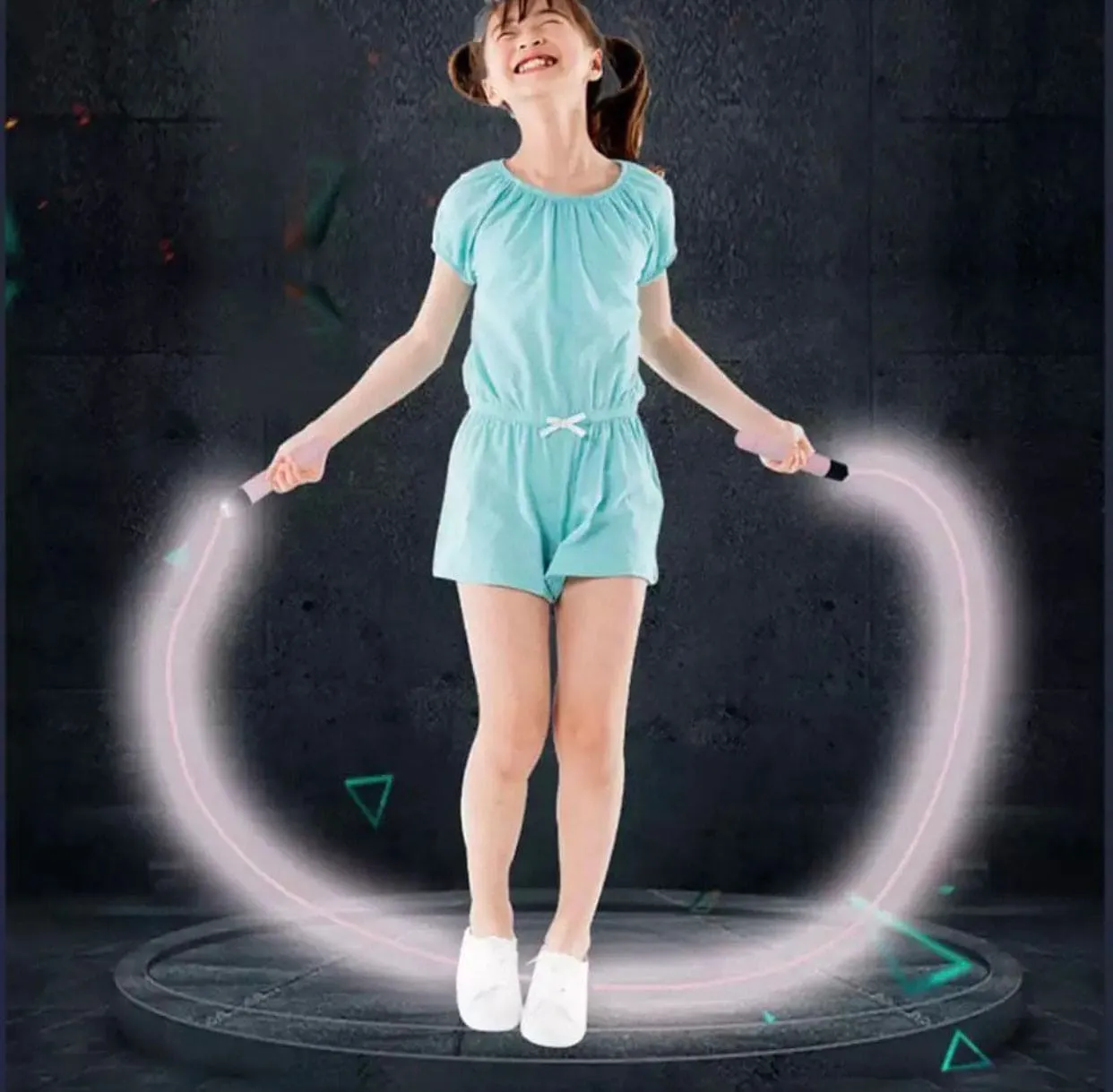 Adjustable Luminous LED Light Training Jump Rope, Led Light Up Jump Rope For Kids, Glowing Luminous Skipping Rope