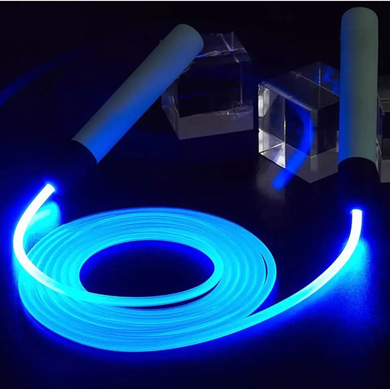 Adjustable Luminous LED Light Training Jump Rope, Led Light Up Jump Rope For Kids, Glowing Luminous Skipping Rope