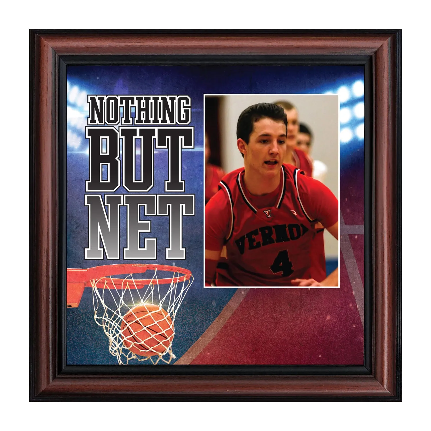 Basketball Personalized Picture frame, Gifts for Coaches Basketball, 10x10 6368