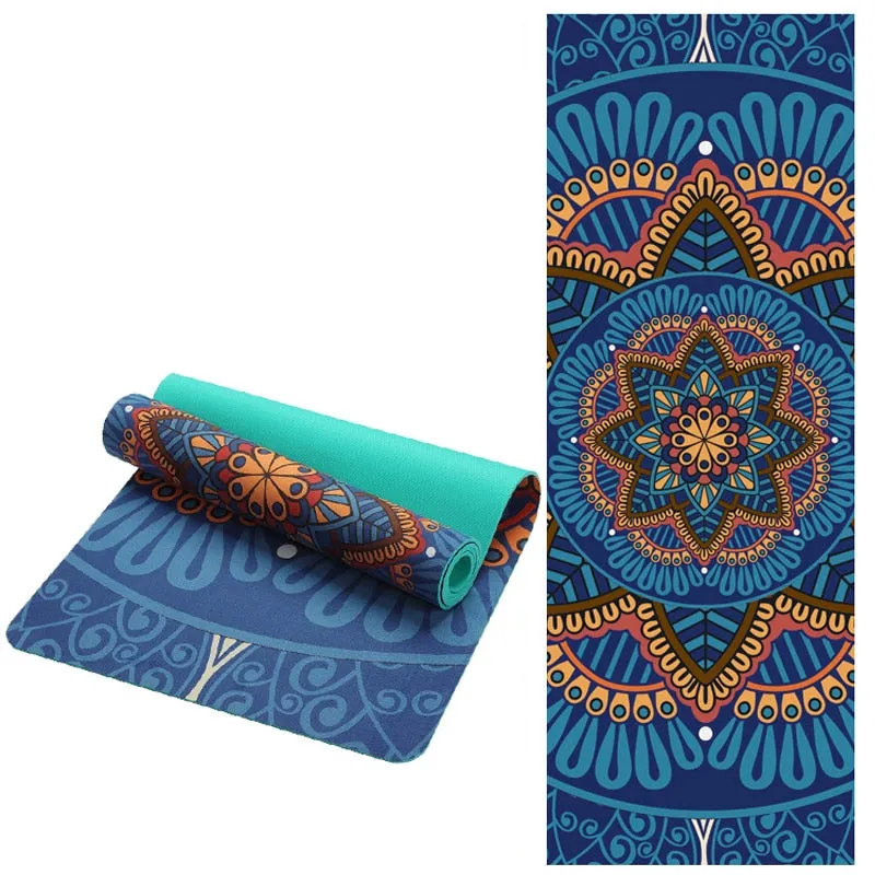 Boho Yoga Mat - Suede 6mm