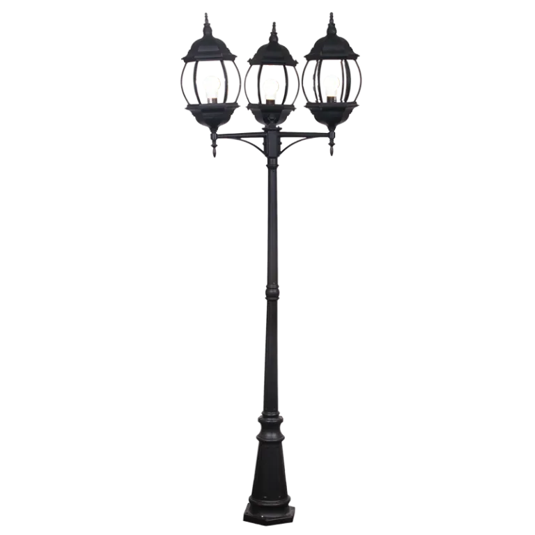 Bright Star Lighting LFL005/3 BLACK Standing Lantern