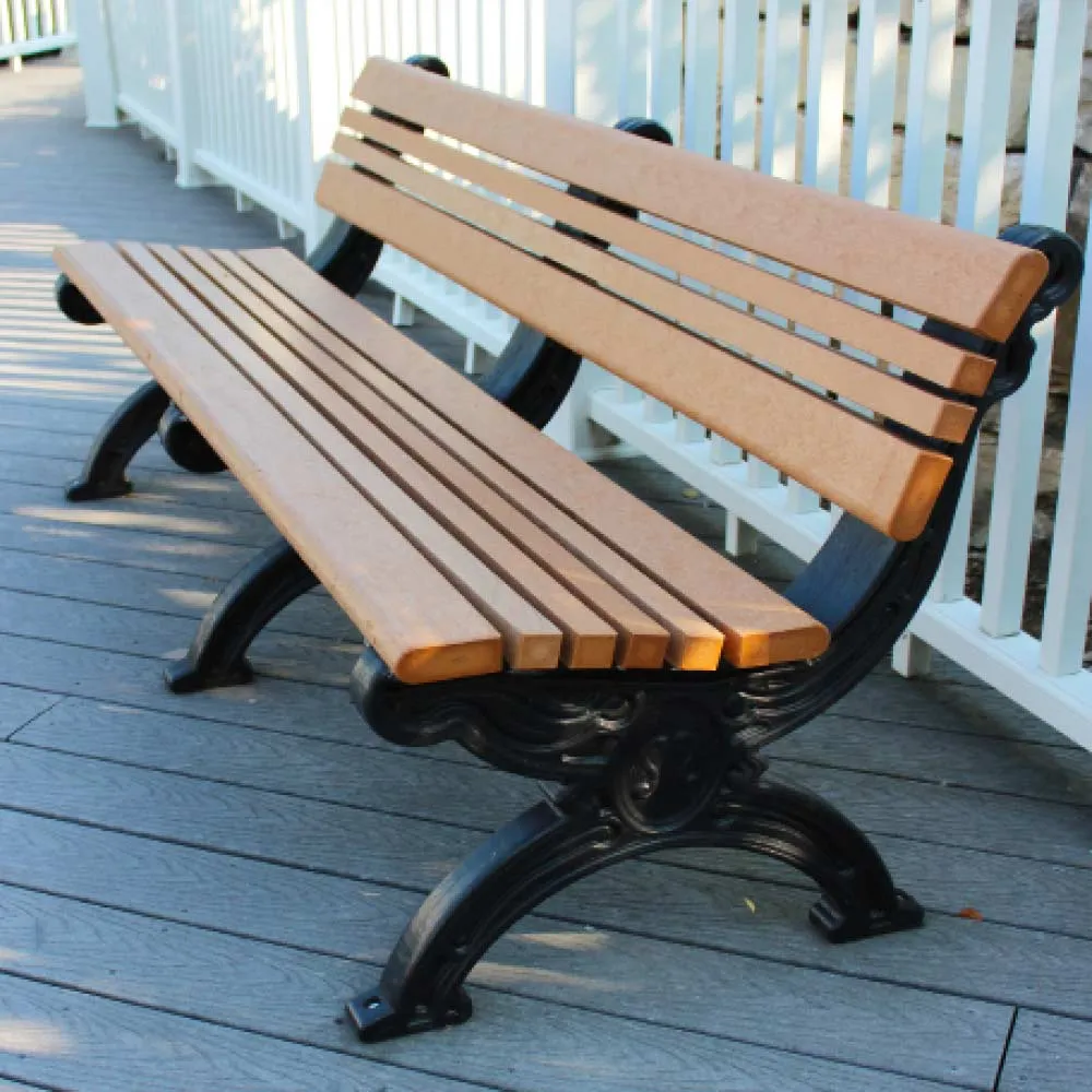 Cambridge Commercial Bench, Recycled Plastic