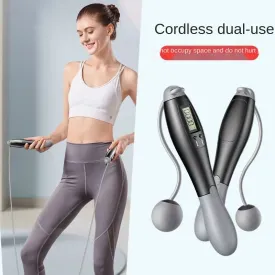 Cordless Electronic Skipping Rope Gym Fitness