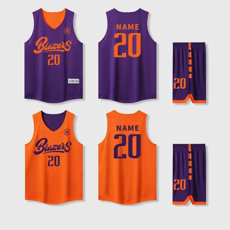 Custom Cheap Basketball Uniforms Reversible