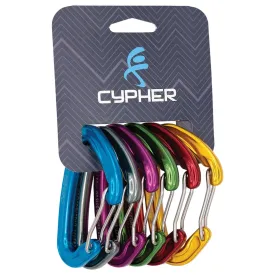 Cypher CERES II Carabiner 6-Pack - Six Vibrant Colors for Superior Trad Climbing