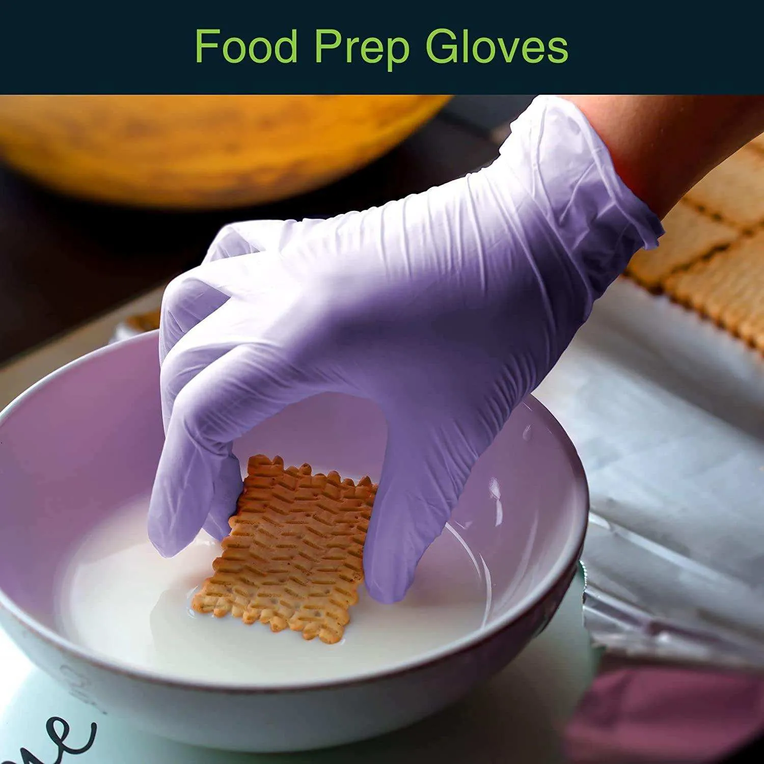 FifthPulse Lilac Nitrile Exam Gloves