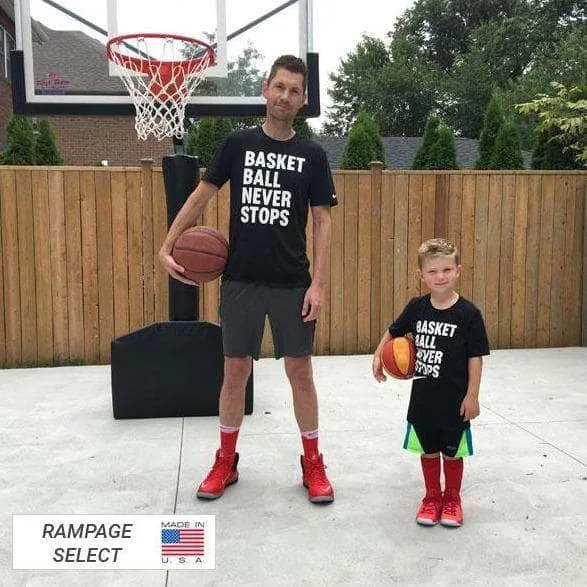 First Team Rampage Portable Basketball Goal Hoop Rampage