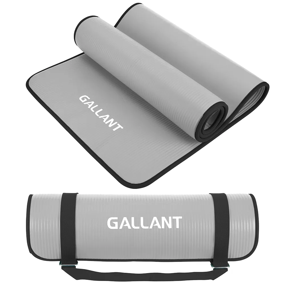 Gallant NBR Yoga Mat Non-Slip with Carry Handle Strap