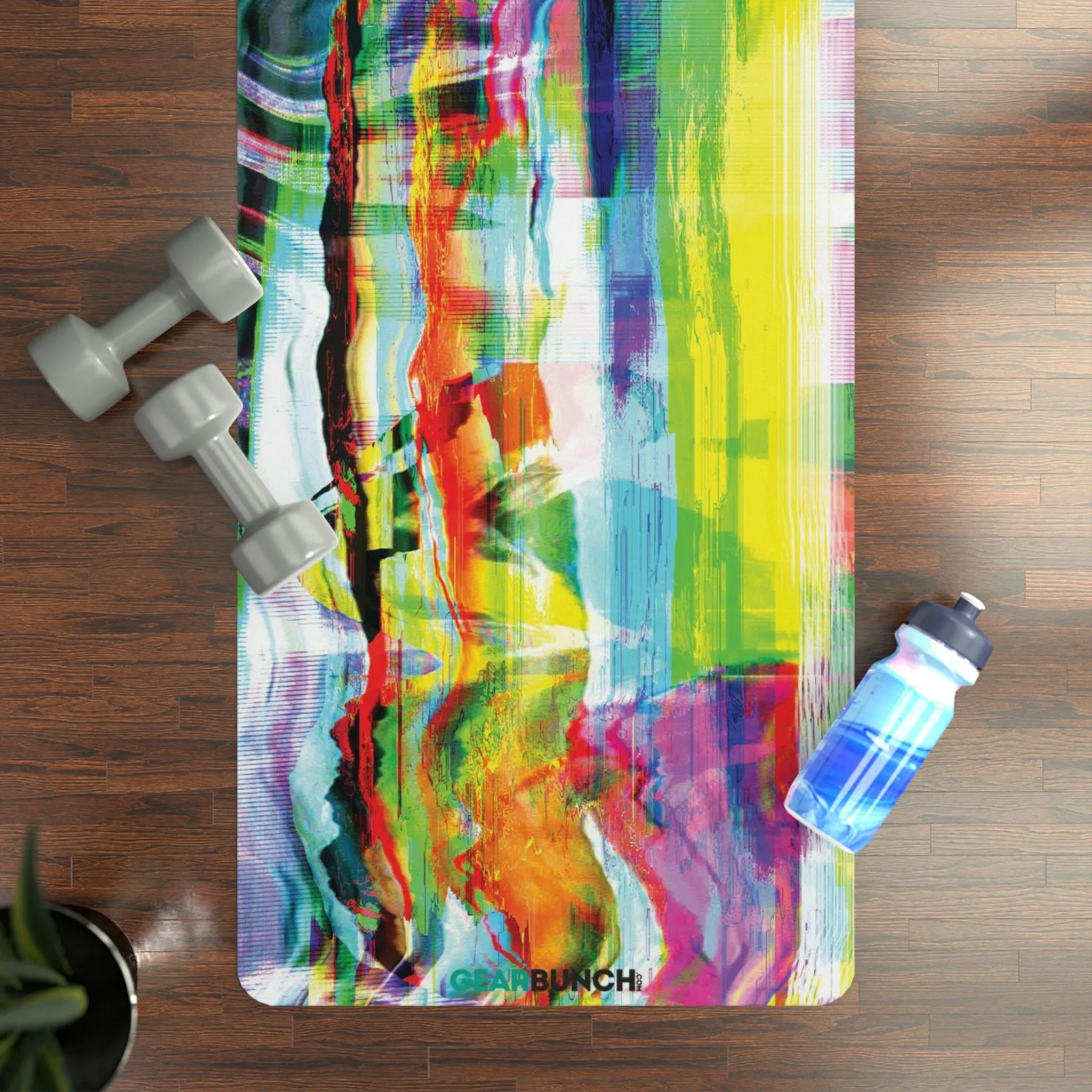 GearBunch Bright Neon Rave v1 Yoga Mat