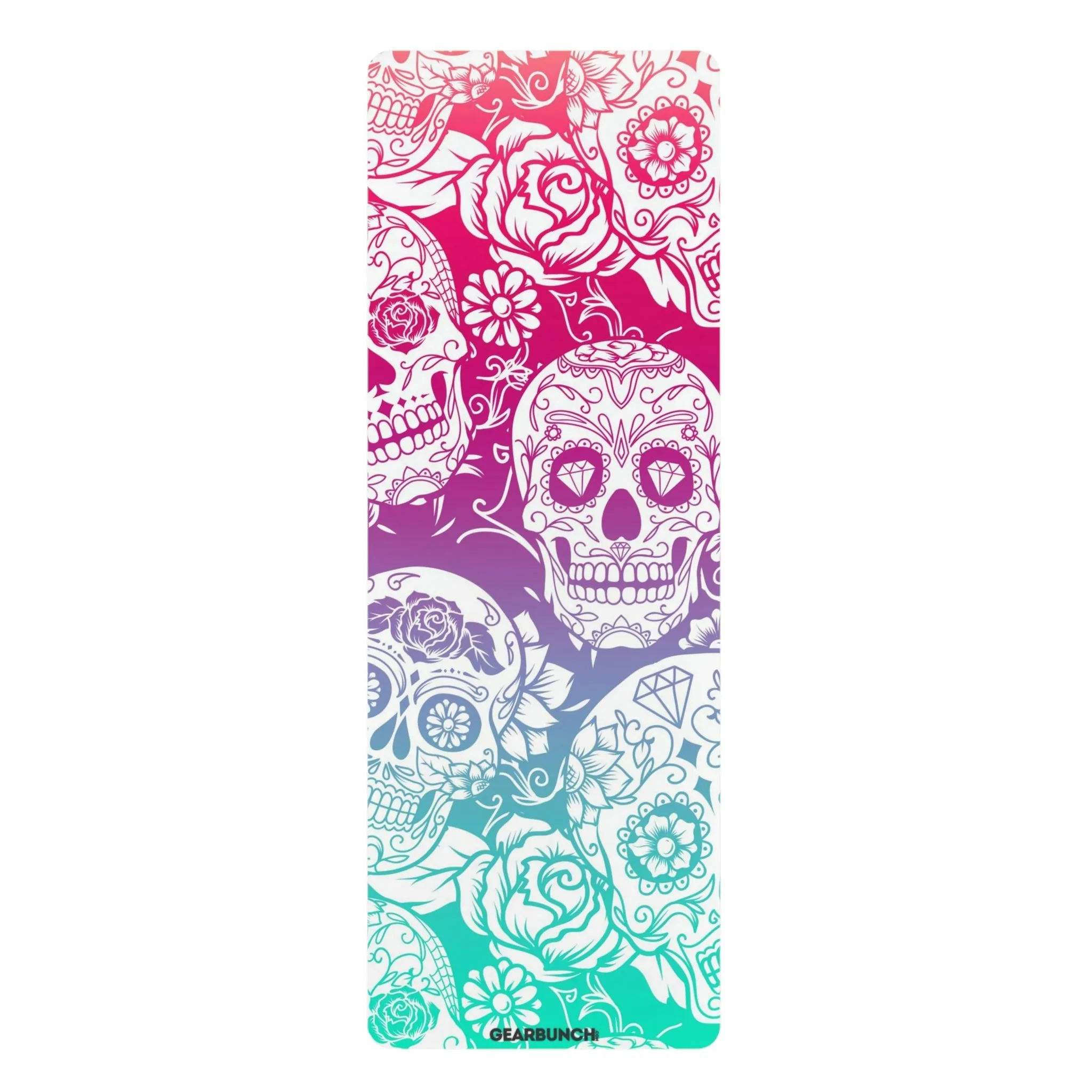 GearBunch Bright Sugar Skulls Yoga Mat