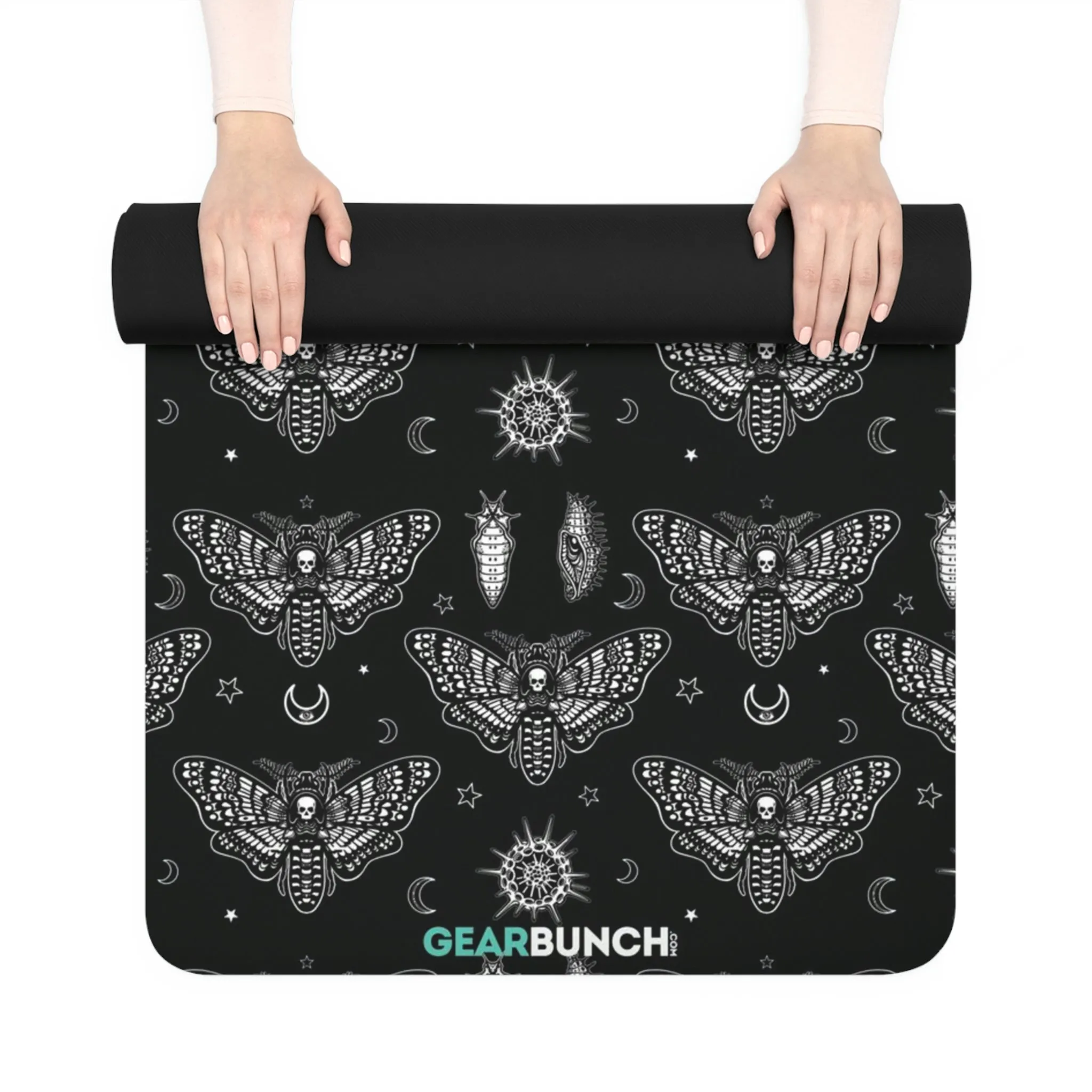 GearBunch Dead Head Moth Yoga Mat