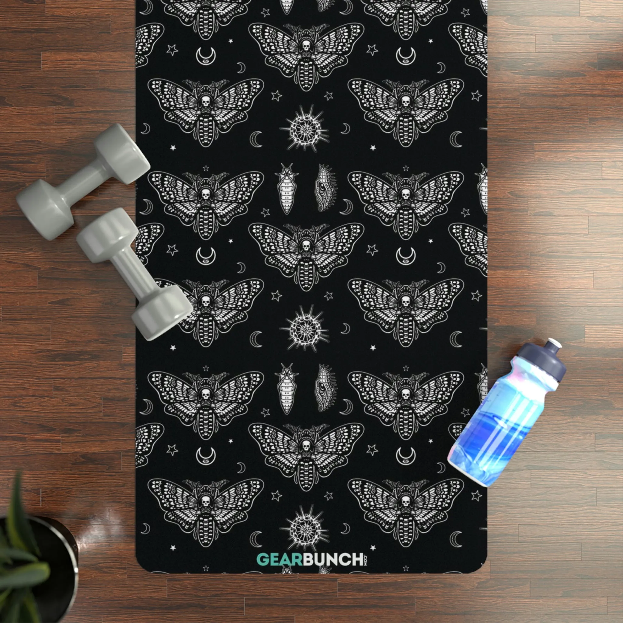 GearBunch Dead Head Moth Yoga Mat