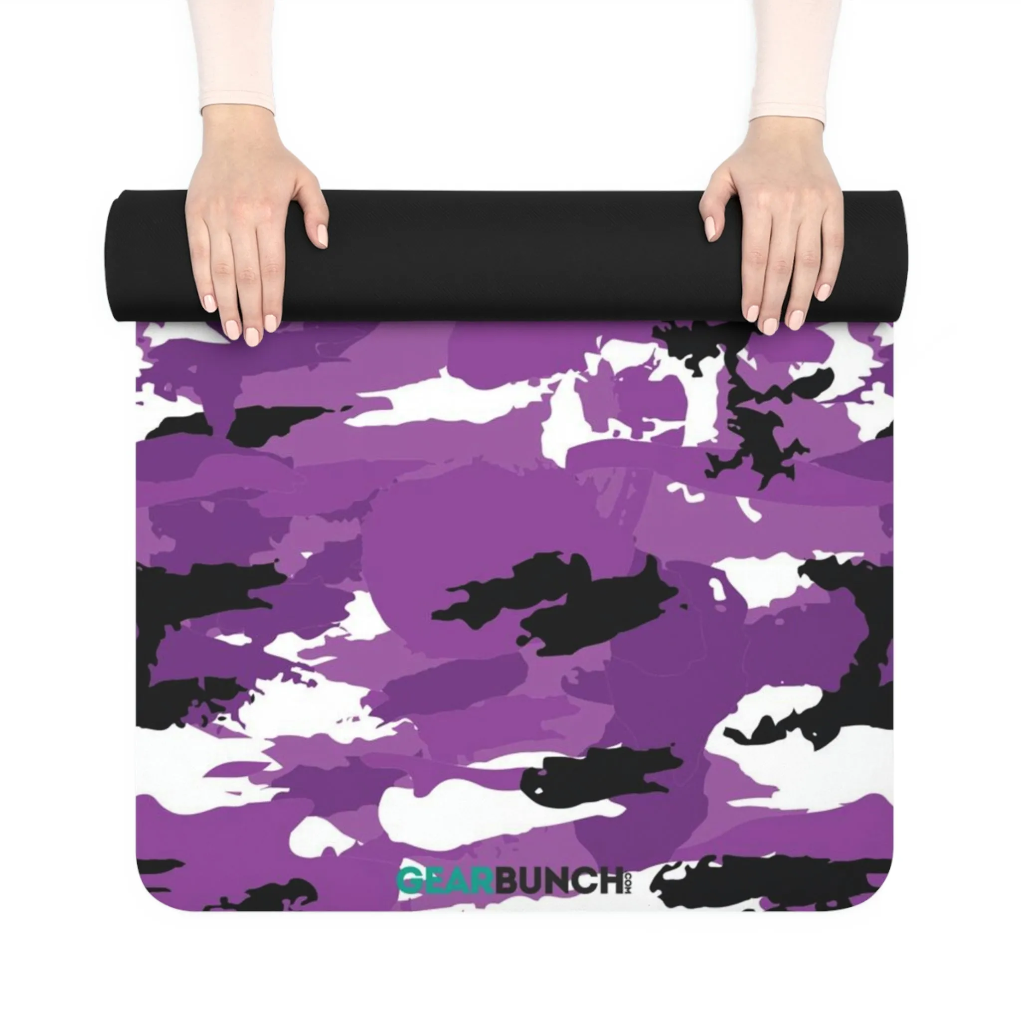 GearBunch Purple Camo Yoga Mat