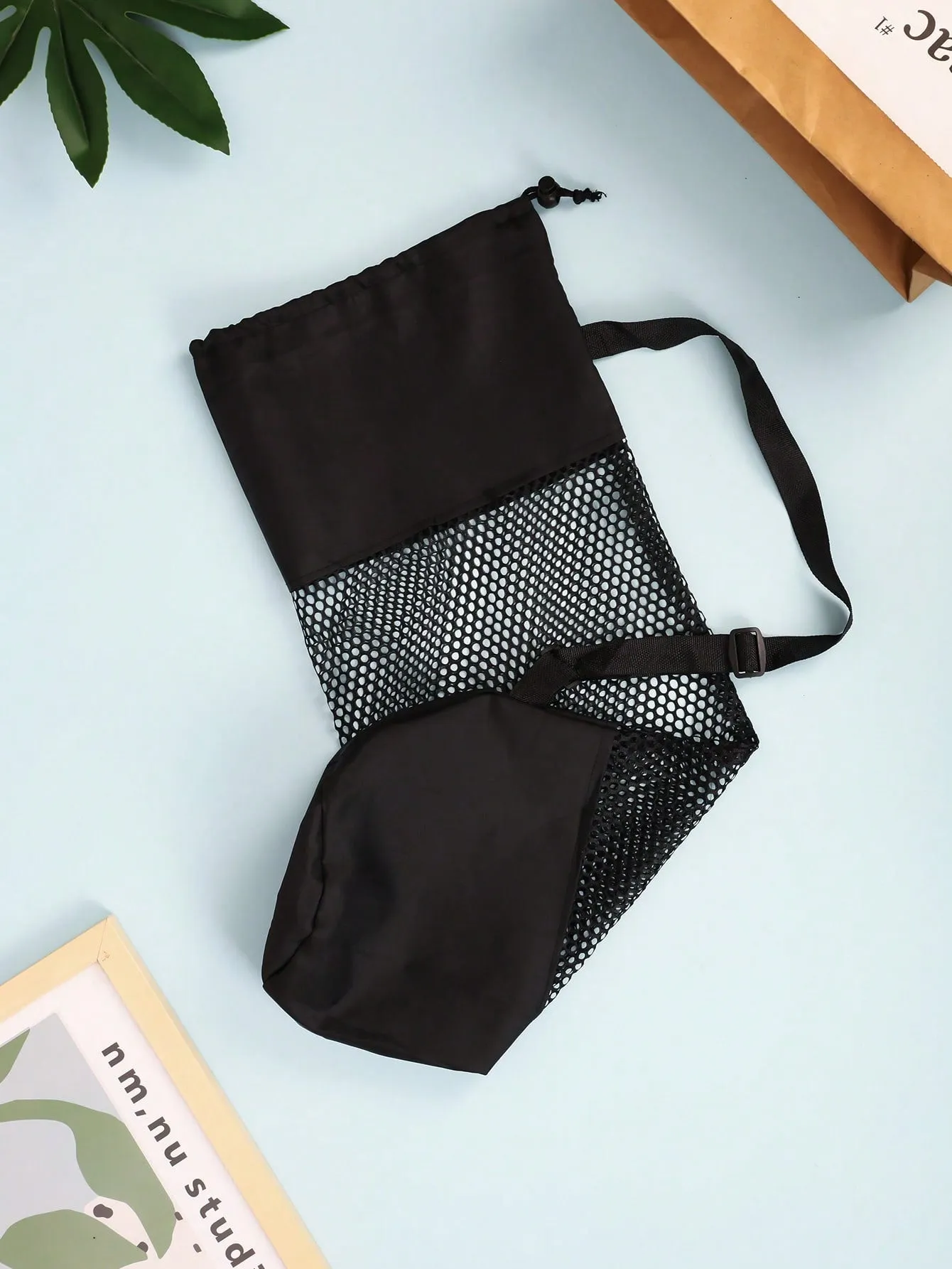 Graphic Polyester Yoga Mat Storage Bag-FD