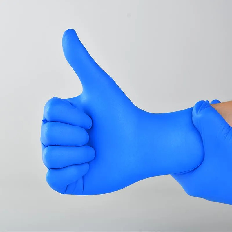 GYMDA Disposable Nitrile Gloves Powder-Free Latex-Free Exam/Medical S/M/L BLUE 3mil