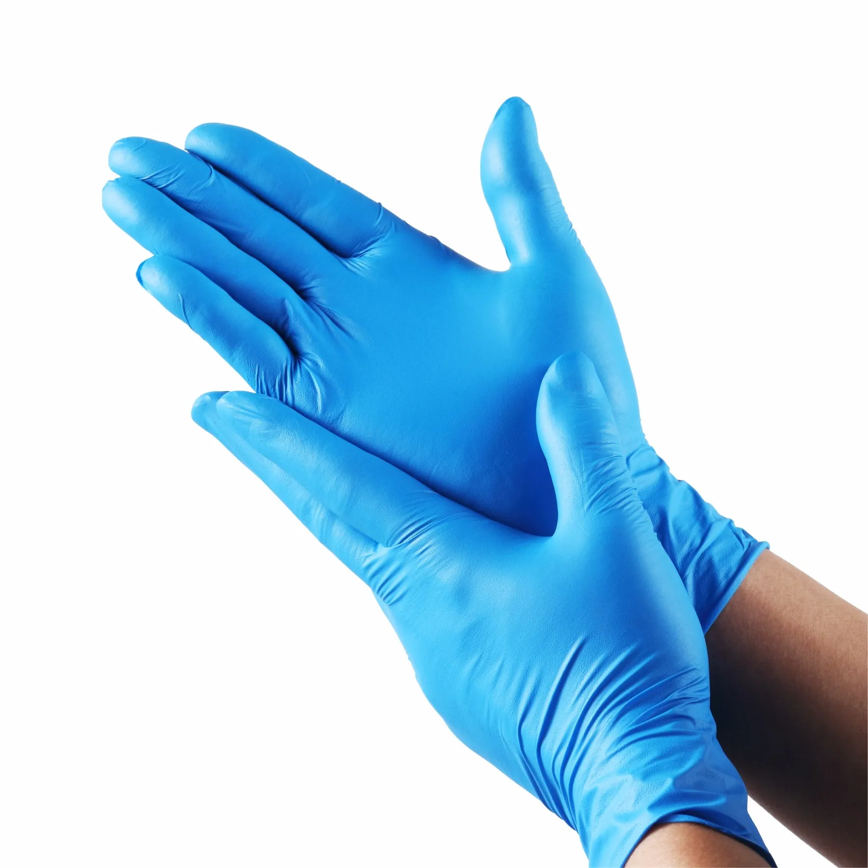 GYMDA Disposable Nitrile Gloves Powder-Free Latex-Free Exam/Medical S/M/L BLUE 3mil