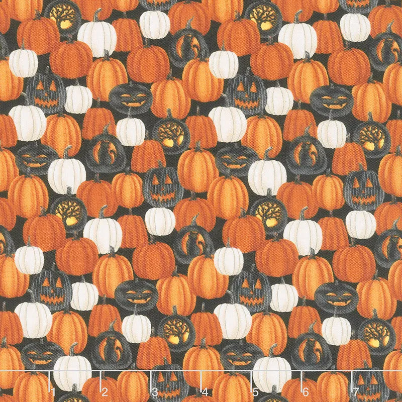 Harvest Moon - Small Pumpkins Orange Yardage