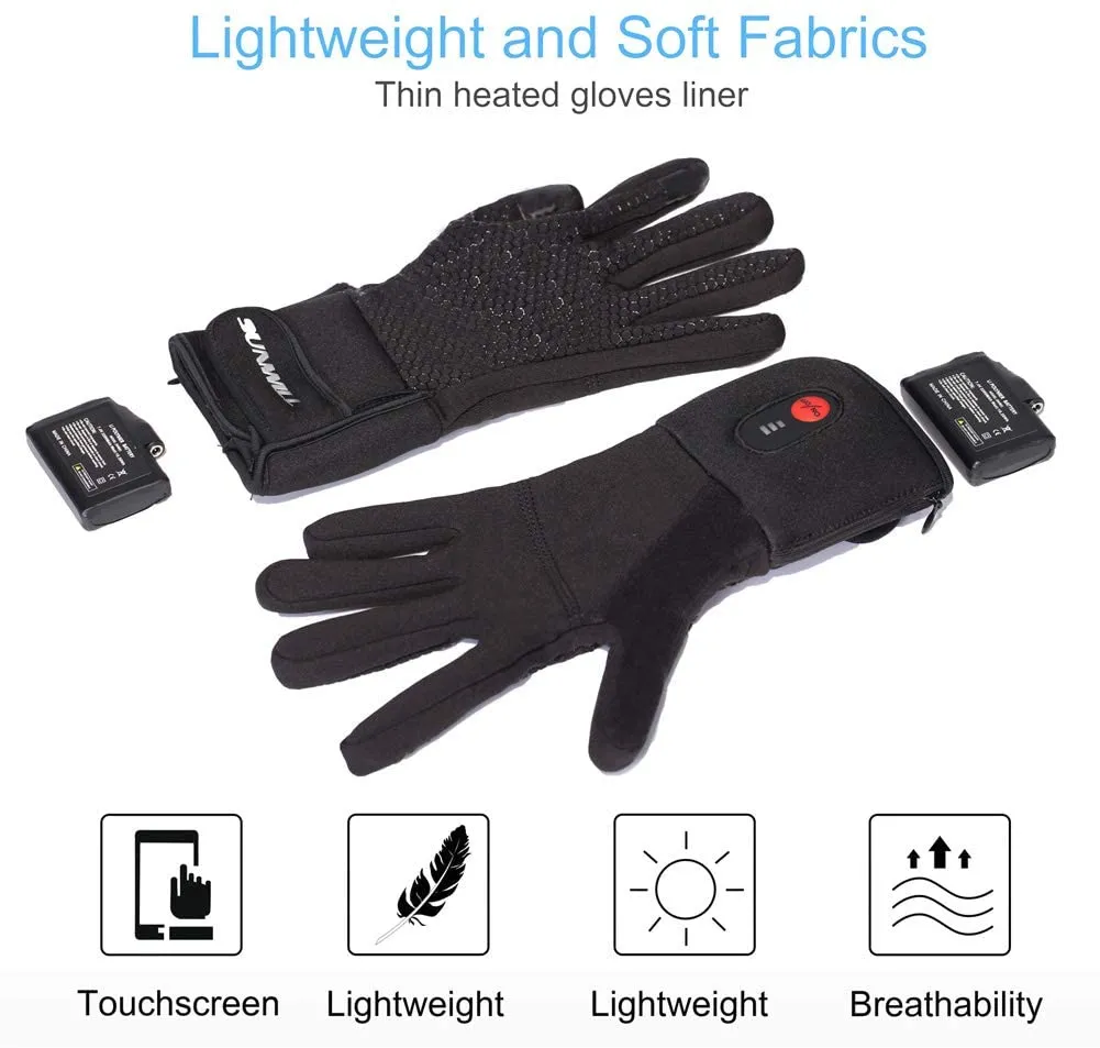 Heated Gloves - Anti-Slip Design for Touchscreen Devices