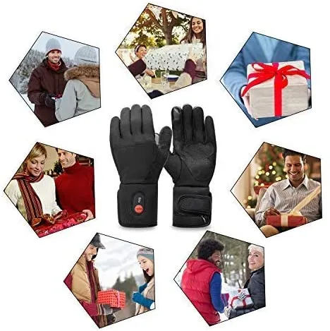 Heated Gloves - Anti-Slip Design for Touchscreen Devices