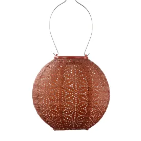 Lantern Round 20cm - Copper Sashiko