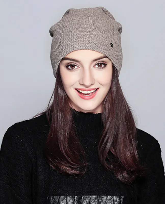 Lattice Wool Knitted Hat