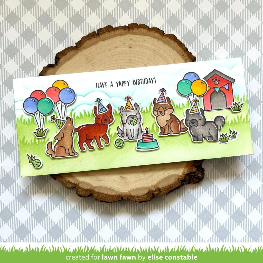 Lawn Fawn - Clear Stamps - All the Party Hats