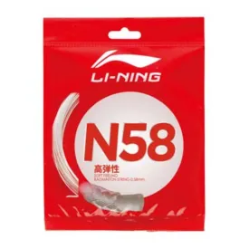 Li Ning BADMINTON STRING N58 (Repulsion) AXJS002 SINGLE