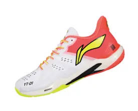 Li Ning YunTing Badminton Shoe Unisex [White/Red] AYAS028-4