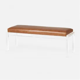 Made Goods Artem Double Upholstered Bench in Hair-On-Hide