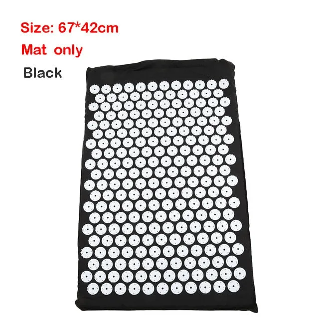 Massager Cushion Massage Yoga Mat Acupressure mat Relieve Stress Back Body Pain Spike Mat Massage Mat