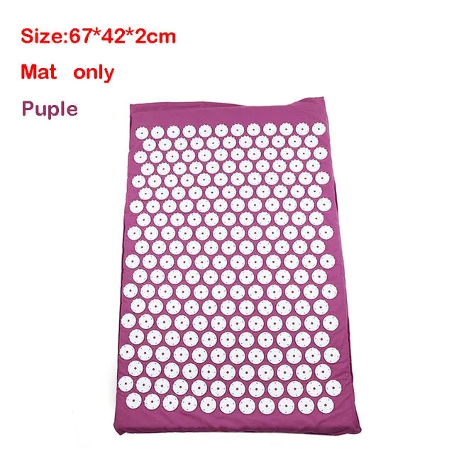 Massager Cushion Massage Yoga Mat Acupressure mat Relieve Stress Back Body Pain Spike Mat Massage Mat