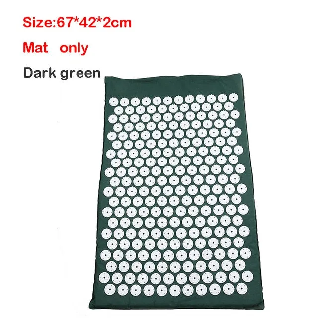 Massager Cushion Massage Yoga Mat Acupressure mat Relieve Stress Back Body Pain Spike Mat Massage Mat