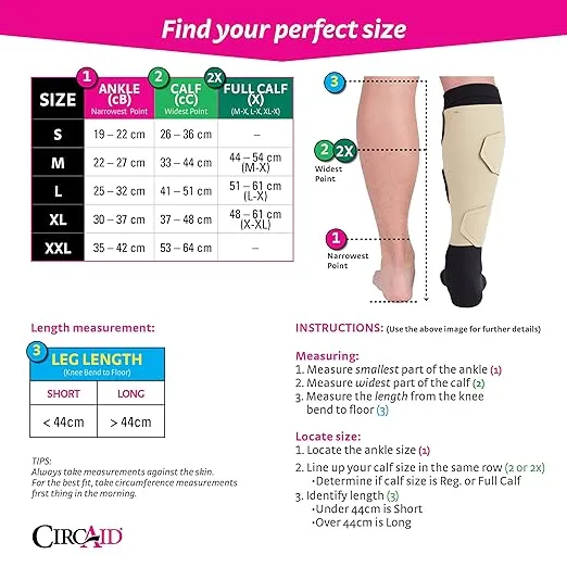 Medi Circaid Juxtalite Hd Full Calf Long XL