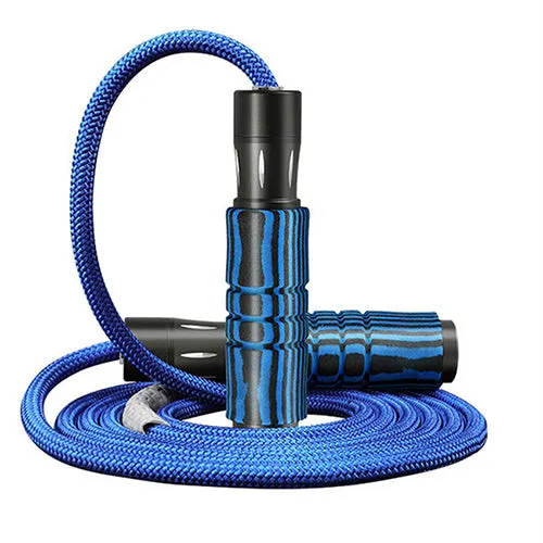 Metal bearing skipping rope