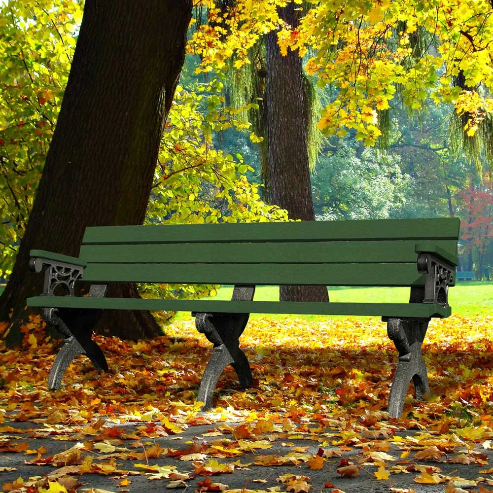 Monarque Park Bench, Recycled Plastic