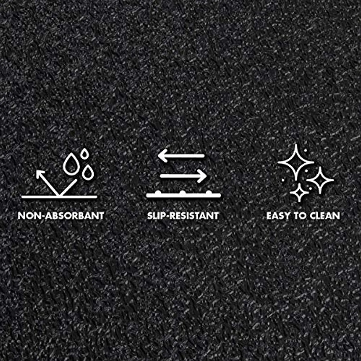 MotionTex Exercise Equipment Mat for Under Treadmill, Stationary Bike, Rowing Machine, Elliptical, Fitness Equipment, Home Gym Floor Protection, 36" x 84", Black