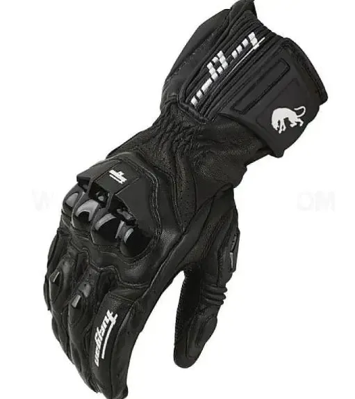 Motorcycle Motorbike Road Racing Leather Riding Gloves