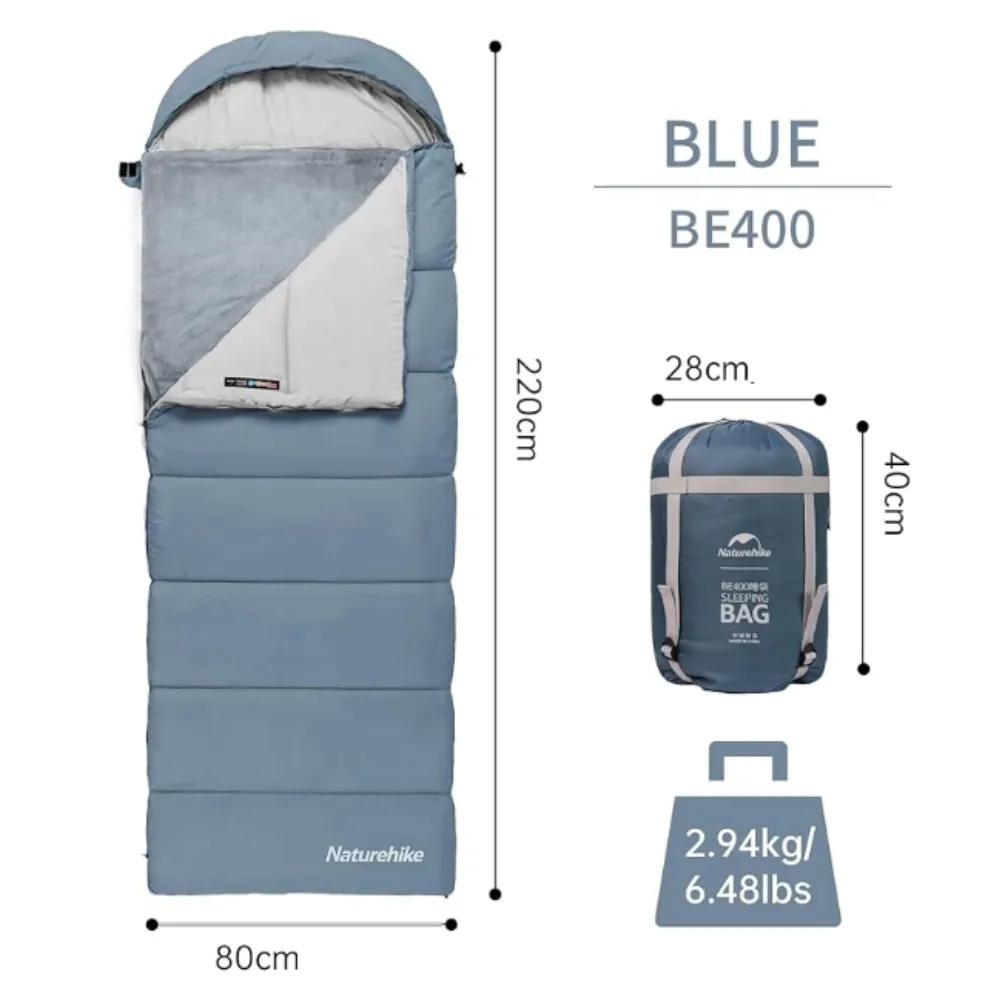 Naturehike BE400 USB Heated Sleeping Bag Cotton Right