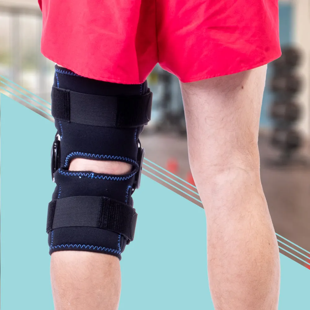 Neoprene KneeMate™ Wrap Around Brace with Hinges (K64-NOS)