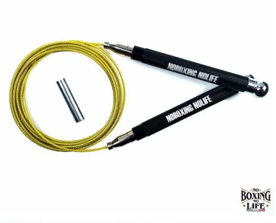 NO BOXING NO LIFE BOXING FITNESS SKIPPING SPEED JUMP ROPE Adjustable / Weighted