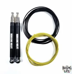 NO BOXING NO LIFE BOXING FITNESS SKIPPING SPEED JUMP ROPE Adjustable / Weighted