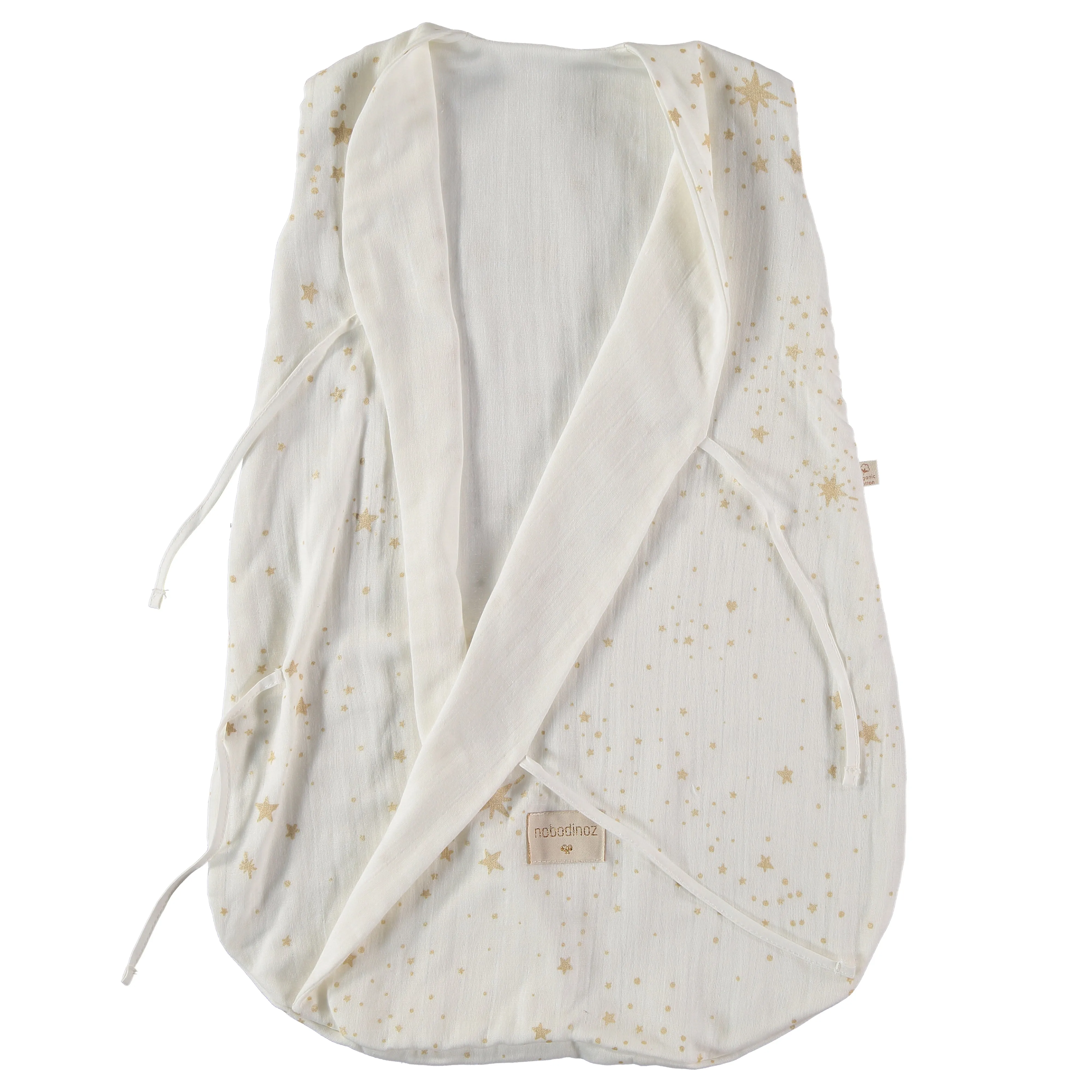 nobodinoz Summer Sleeping Bag Dreamy Gold Stella/White