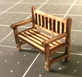 O Park Benches / Depot Benches (5) - O Scale