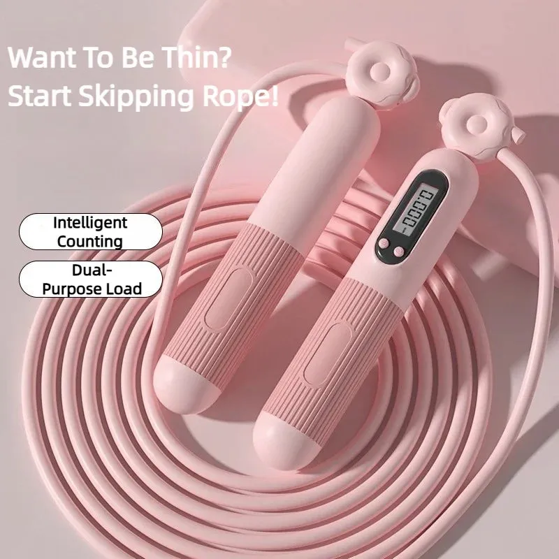 OB Pink Adjustable Jump Rope With Counter