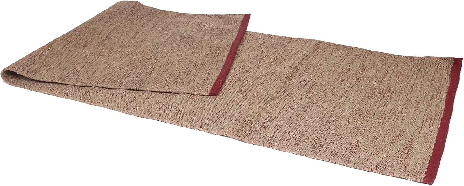 Organic Cotton Yoga Mat – Handwoven, Washable, and Highly Absorbent 74x27