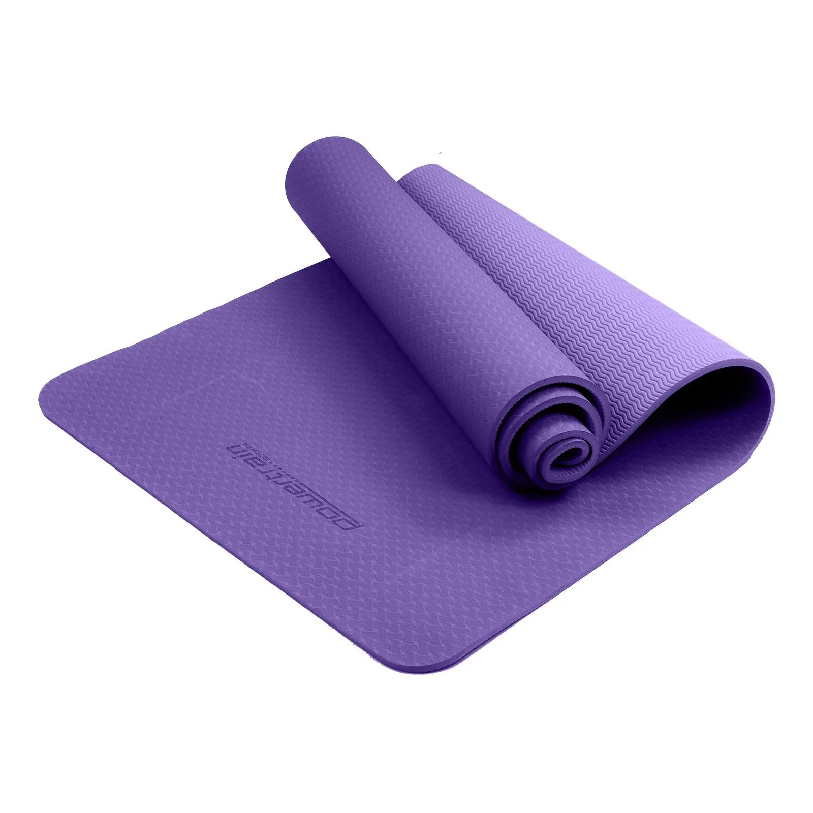 Powertrain TPE Yoga Pilates Exercise Mat 6mm - Lilac